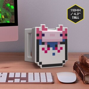 Product detail of Minecraft Hrnek 3D 400 ml - Axolotl - EPEE