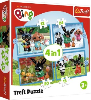 Product detail of Puzzle Bing: Roční období 4v1 (12,15,20,24 dílků)