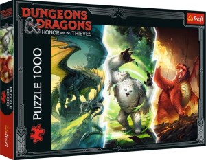 Product detail of Trefl Puzzle Dungeons&amp;Dragons: Čest zlodějů, Legendární Monstra Faerunu 1000 dílků