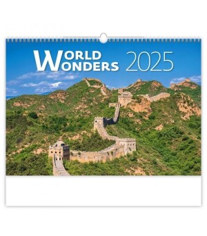 Product detail of Kalendář nástěnný 2025 - World Wonders