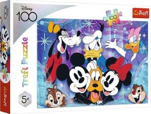 Product detail of Trefl Puzzle Disney 100 let: Zábava v Disney Worldu 100 dílků