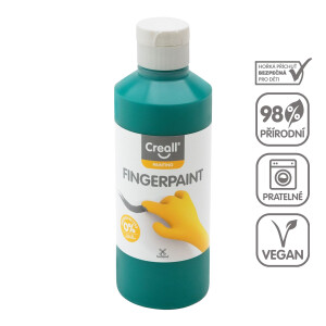 Product detail of Creall prstová barva, 250 ml, zelená