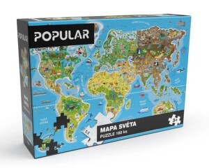 Product detail of Popular Puzzle Mapa světa 160 dílků (CZ)