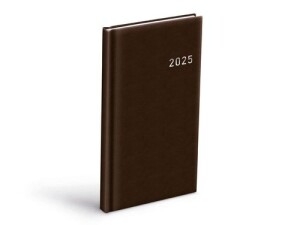 Product detail of Týdenní diář 2025 PVC dark brown