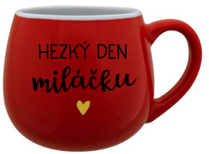 Product detail of HEZKÝ DEN MILÁČKU - červený keramický hrníček 300 ml
