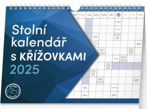 Product detail of Kalendář 2025 stolní: s křížovkami s háčkem, 30 × 21 cm