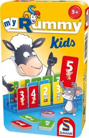 Product detail of Dětská hra MyRummy Kids v plechové krabičce
