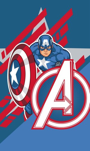 Product detail of Dětský ručník Avengers Kapitán Amerika 30x50 cm