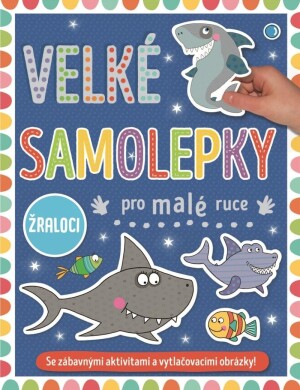 Product detail of Velké samolepky pro malé ruce Žraloci