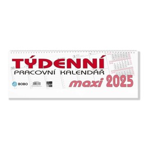Product detail of BOBO Stolní pracovní kalendář MAXI 2025