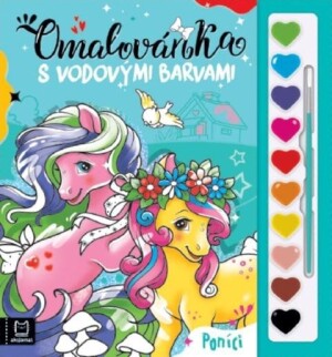 Product detail of Omalovánka s vodovými barvami Poníci - Agata Kaczynska