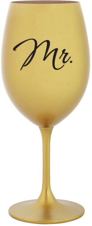 Product detail of MRS. - zlatá sklenice na víno 350 ml