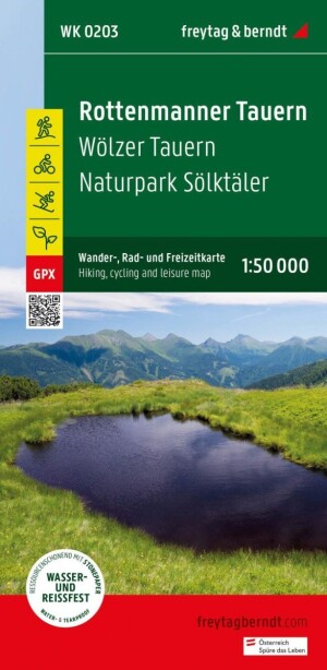 Product detail of Rottenmanner Tauern 1:50 000 / turistická a cykloturistická mapa