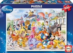 Product detail of Puzzle Průvod postaviček Disney 200 dílků