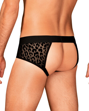 Product detail of Pánské slipy otevřené Azmeron jockstrap - Obsessive černá S/M