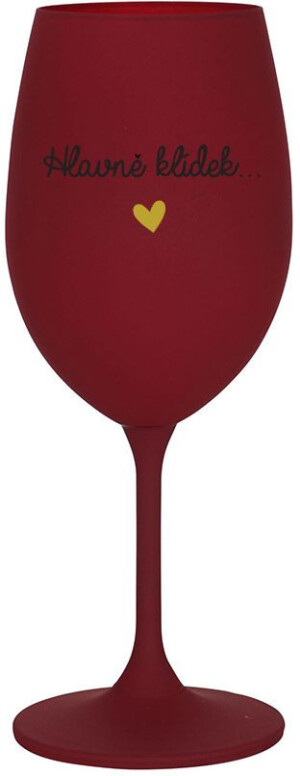 Product detail of HLAVNĚ KLÍDEK... - bordo sklenice na víno 350 ml