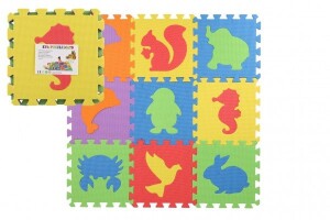 Product detail of Pěnové puzzle zvířata 29x29x1cm 10ks ve fólii