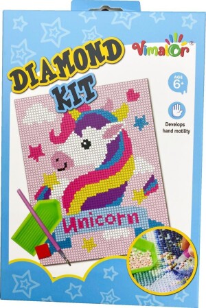 Product detail of Diamantové malování - Baby Jednorožec