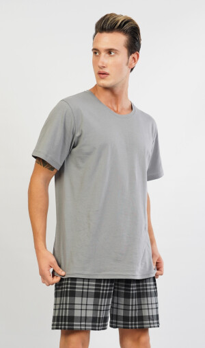 Product detail of Pánské pyžamo šortky Jiří černá 1XL