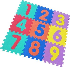 Product detail of Pěnové puzzle čísla 9 ks - Alltoys