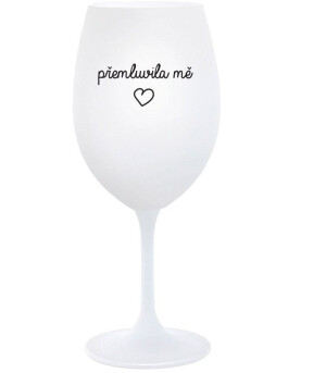 Product detail of PŘEMLUVILA MĚ - bílá  sklenice na víno 350 ml
