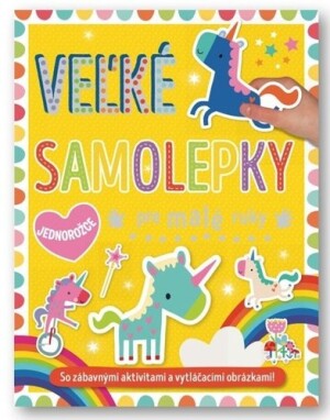 Product detail of Veľké samolepky a maľovanky pre malé ruky Jednorožce