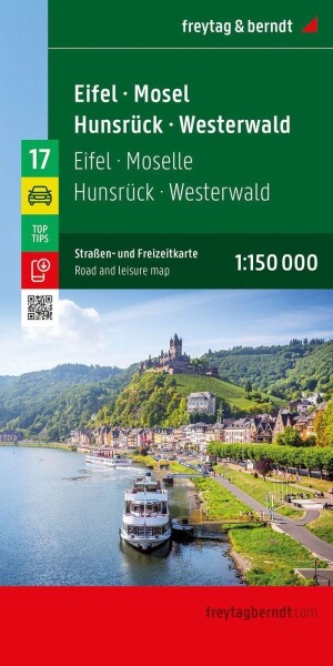 Product detail of Eifel - Moselle - Hunsrück - Westerwald 1:150 000 / automapa + rekreační mapa