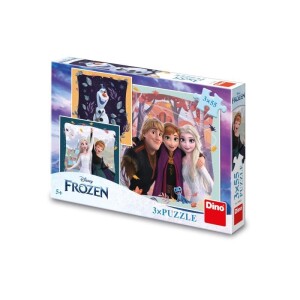 Product detail of Puzzle Frozen: Radostný podzim 3x55 dílků