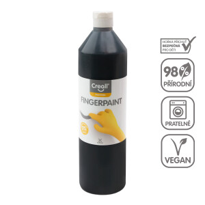 Product detail of Creall prstová barva, 750 ml, černá