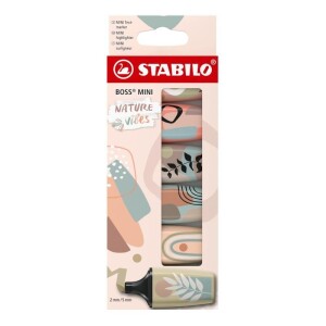 Product detail of Zvýrazňovač STABILO BOSS MINI Naturevibes - sada 6ks