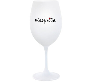 Product detail of VÍNOPIČKA - bílá  sklenice na víno 350 ml