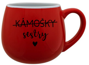 Product detail of KÁMOŠKY SESTRY - červený keramický hrníček 300 ml