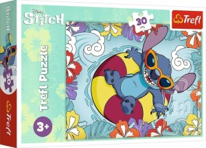 Product detail of Puzzle Lilo &amp; Stitch: Na prázdninách 30 dílků