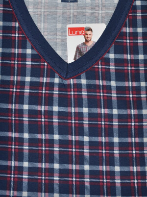 Product detail of Pánské pyžamo Luna 793 M-2XL kr/r modrá M