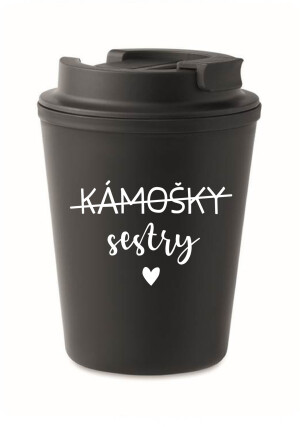 Product detail of KÁMOŠKY SESTRY - černý termohrnek 300 ml