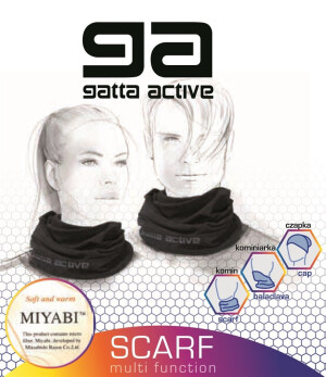 Product detail of Kukla/šála GA SCARF MIYABI 01 šedá melanž UNI