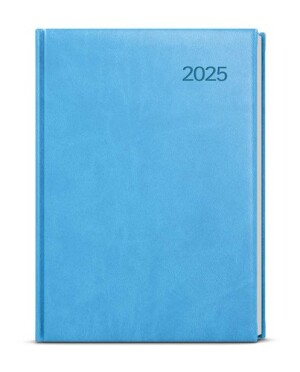 Product detail of Týdenní diář 2025 Oskar Vivella A5 světle modrá