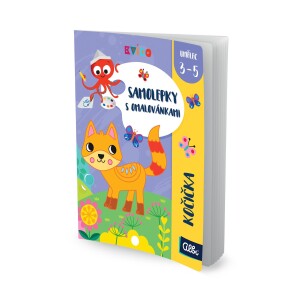 Product detail of Kvído - Samolepky s omalovánkami - Kočička - Albi