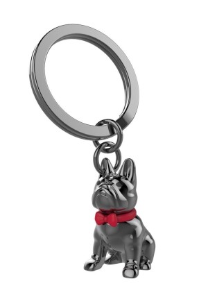Product detail of MTM Klíčenka - Buldog s červeným obojkem