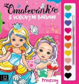 Product detail of Omalovánka s vodovými barvami Princezny - Agata Kaczynska