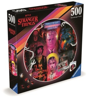 Product detail of Kruhové puzzle: Stranger Things 500 dílků