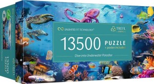 Product detail of Puzzle Ponoření do podmořského ráje 13500 dílků