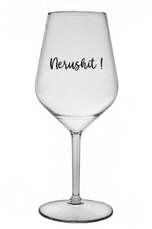 Product detail of NERUSHIT! - čirá nerozbitná sklenice na víno 470 ml