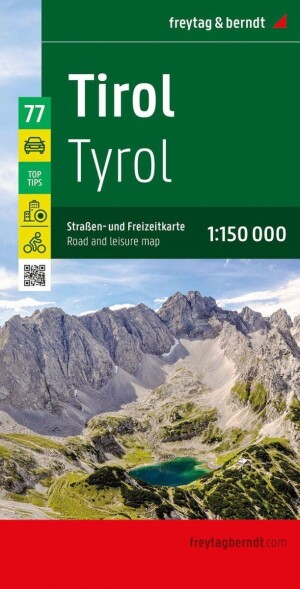 Product detail of Tyrolsko 1:150 000 / silniční a rekreační mapa