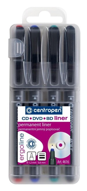 Product detail of Centropen Liner na CD/DVD/BD 4616 (4 ks)