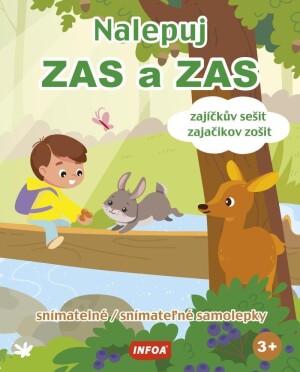 Product detail of Nalepuj ZAS a ZAS Zajíčkův sešit / zajačikov zošit snímatelné / snímateľné samolepky, 1.  vydání