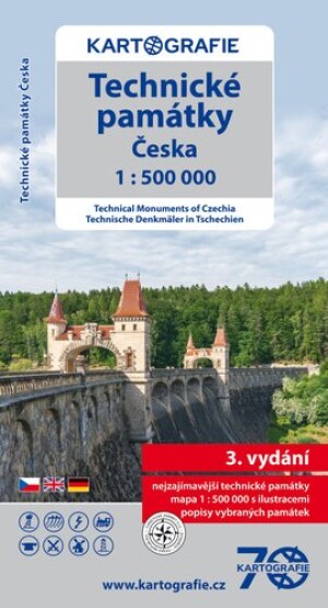 Product detail of Technické památky Česka 1:500 000 (tematická mapa), 3.  vydání