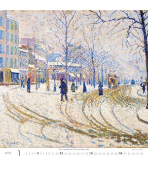 Product detail of Kalendář nástěnný 2025 - Impressionism, 1.  vydání