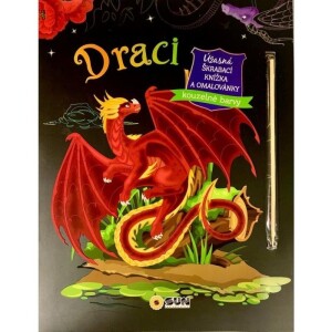 Product detail of Draci - Úžasná škrábací knížka a omalovánky