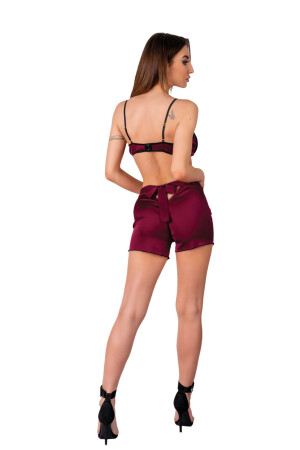 Product detail of LivCo Corsetti Fashion Set Nineras Wine Red S/M